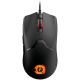 Canyon 6keys Gaming wired mouse, A603EP sensor, DPI up to 3600, rubber coating on panel, Huano 1million switch, 1.65M PVC cable, ABS material. size: 130*69*38mm, weight: 105g, Black