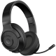 LORGAR Noah 500, Wireless Gaming headset with microphone, JL7006, BT 5.3, battery life up to 58 h (1000mAh), USB (C) charging cable (0.8m), 3.5 mm AUX cable (1.5m), size: 195*185*80mm, 0.24kg, black