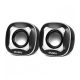 SVEN 170, 2.0 speakers black-white, USB, power output 2x2.5W (RMS)