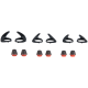 JABRA EVOLVE 75e Acc. Pack, 3 Pairs of Earwings + Eargels