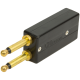 JABRA 2-prong jack PJ 327 with modular 4/4 Western socket; fi. for Lucent Callmaster (=Steck:28)