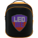 size 43*31*24cm with prostigio logo, Nylon+TPU material, with LED panel 25*25mm, pixel 64*64px , Black+Orange