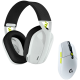 LOGITECH WIRELESS GAMING COMBO - BLACK+WHITE+LIME - 2.4GHZ - EER2 - 933,+MOUSE