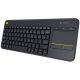 Logitech Keyboard K400 Plus Wireless Touch [FR] black/noir