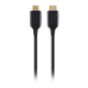 BELKIN CABLE,HDMI,M/M,5M,HIGH SPEED W/ETHERNET,BLACK,GOLD
