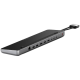 Зарядная станция двойная Satechi Dual Dock Stand - Docking Station with NVMe SSD Enclosure. Цвет: черноо-серебристый