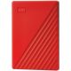 WD My Passport Portable Storage 2TB red