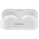 Canyon TWS-1 Bluetooth headset, with microphone, BT V5.0, Bluetrum AB5376A2, battery EarBud 45mAh*2+Charging Case 300mAh, cable length 0.3m, 66*28*24mm, 0.04kg, White