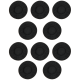 JABRA Foam Ear cushion for BIZ 2300 - 10 pieces units pack