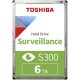 Toshiba S300 Surveillance 6TB, 24/7, 512e / 3.5  / SATA 6Gb/