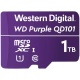 MicroSDXC Card WD Purple SC QD101 Ultra Endurance 1TB, SDA 6.0, Speed Class 10, TBW 512