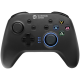 2.4G Wireless Controller with  built-in 600mah battery, 1M Type-C charging cable ,6 axis motion sensor support nintendo switch ,android,PC X-input/D-input,ps3,normal size dongle,black