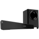 F&D HT-388D 2.1 Wireless Soundbar with Subwoofer, 120W RMS (20Wx2+80W), Full-range speaker: 52x92mm + 8'' Subwoofer, BT 5.0/Optical/AUX/HDMI/USB/LED Display/Remote Control/Wooden/Black