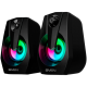 SVEN 370, black, USB, power output 2x3W (RMS), light, SV-020552