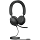 Jabra Evolve2 40 SE MS Stereo Kablet Høretelefoner Sort
