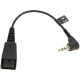 JABRA QD Cord to 3.5mm plug without call controller e.g. Blackberries, I-Phones