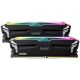 Lexar 16GB Ares DDR5 6400 CL32 1.4V Memory with heatsink and RGB lighting,Dual pack, Black Color, EAN: 843367131587