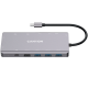 CANYON hub DS-12 13in1 4k USB-C Dark Grey