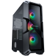 COUGAR Case MX440-G RGB / Mid tower / 4mm Tempered glass left & front panels / 3pcs of ARGB front fans