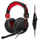 SVEN Headphones with microphone AP-G888MV black-red