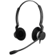 JABRA BIZ 2300 USB Duo, Type: 82 E-STD, Microphone boom: FreeSpin (headband), USB connector, with mute-button and volume control on the cord