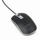 gembird Maus OPT WIRED 4 Tasten USB schwarz/silber