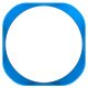 CASE FAN ACC AER TRIM/BLUE RF-ACT14-U1 NZXT
