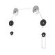 TV SET ACC WALL MOUNT BLACK/26-47