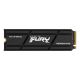 Kingston Fury 2TB M.2 PCIe NVMe SSD - 3D TLC, Write speed 7000 MBytes/sec, Read speed 7300 MBytes/sec, MTBF 1800000 hours