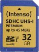 SD Card 32GB Intenso SD UHS-I Premium