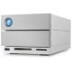 LaCie External HDD 16TB USB 3.1 Thunderbolt Drives 2 Silver