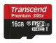 SD microSD Card  16GB Transcend SDHC UHS1 (ohne Adapter)