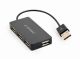 gembird 4-Port-USB-Hub, schwarz
