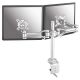 TV SET ACC DESK MOUNT SILVER/10-24
