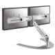 TV SET ACC DESK MOUNT SILVER/10-24