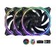 CASE FAN 120MM 3-RGB SET/SIRIUS LOOP X3 IN-WIN