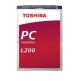 Toshiba L200 HDD 2TB SATA 3.0 128MB 5400rpm 2.5 Thickness 9.5mm