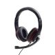 gembird Stereo-Headset mit Mikrofon, Schw.